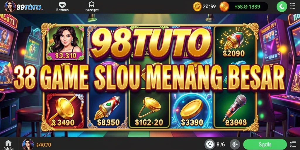 Tampilan permainan Slot menarik di 98TOTO dengan grafik yang memukau.