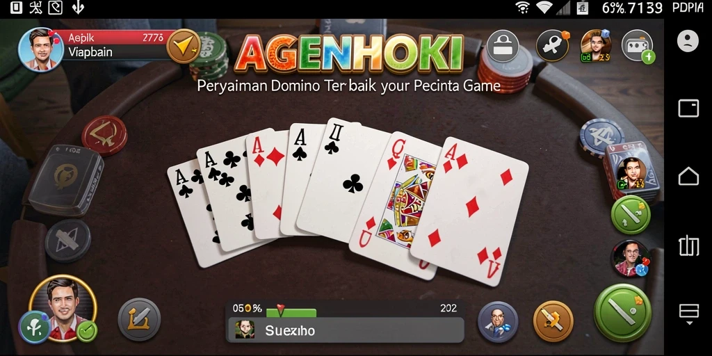 Tampilan gameplay AGENHOKI yang menarik dan interaktif.