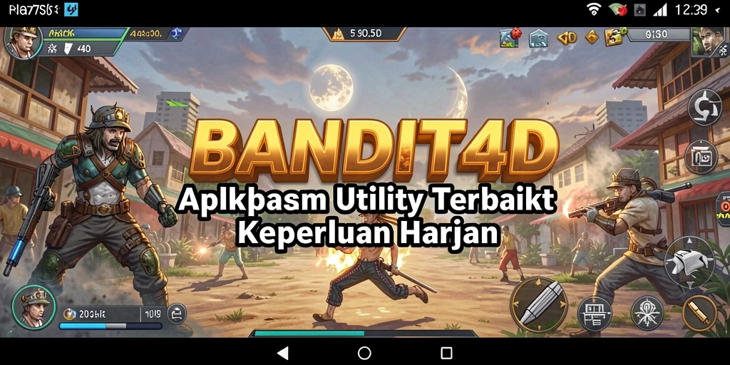 Tampilan antarmuka aplikasi BANDIT4D yang intuitif dan mudah digunakan.