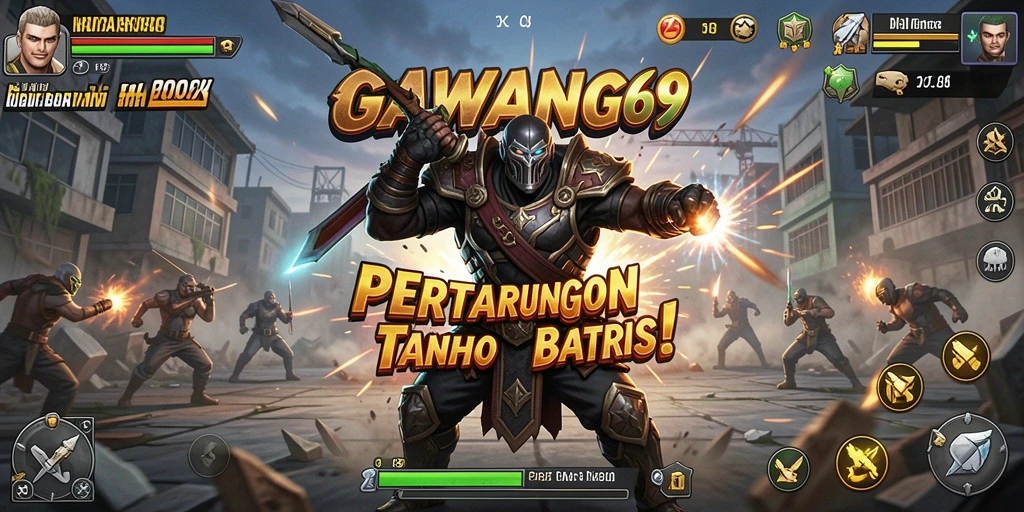 Tangkapan layar menampilkan pertarungan seru di GAWANG69.