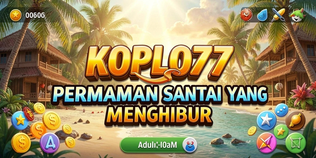 Tampilan gameplay KOPLO77 yang menarik dan menyenangkan.